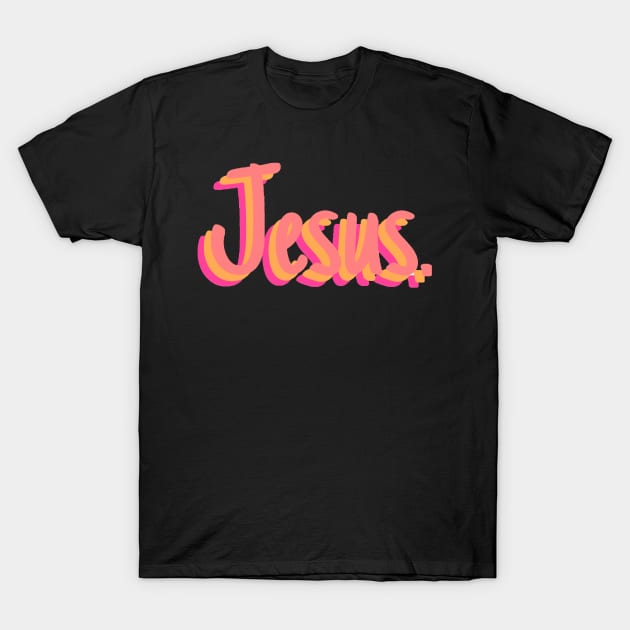 jesus. T-Shirt by mansinone3